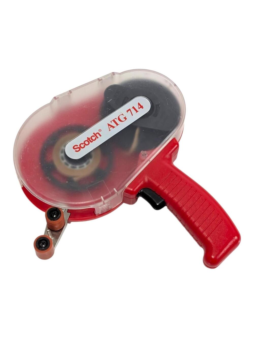 Scotch ATG 714 Adhesive Transfer Tape Applicator Dispenser Gun Red Tool Handheld